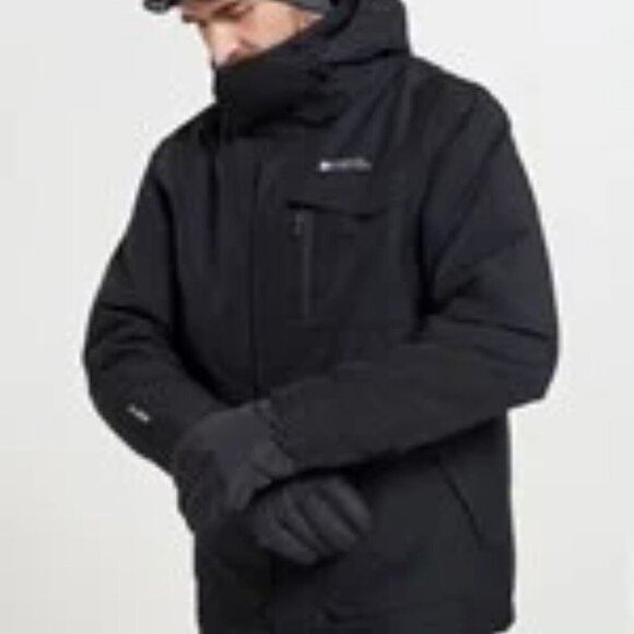 NWT Mountain Warehouse Men's Black Comet III Ski Snow Coat Size L